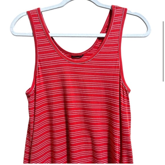 Nau Organic Cotton Striped Sleeveless Shirt  Dress Women’s Size Small - Picture 9 of 14